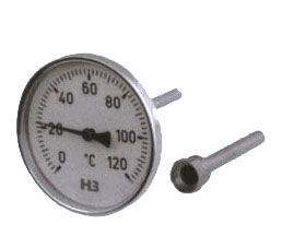 熱(re)套式雙(shuang)金屬溫(wen)度計