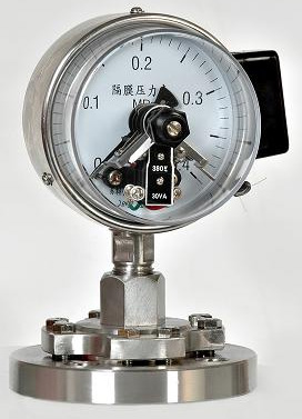 電接點隔(ge)膜壓力表(biao)