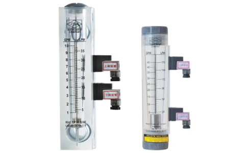 帶報警(jing)開關式有(you)機玻璃轉(zhuan)子流量計(ji)圖示