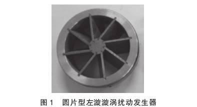 V錐流(liu)量計圓片(pian)型左漩漩(xuan)渦擾動發(fa)生器