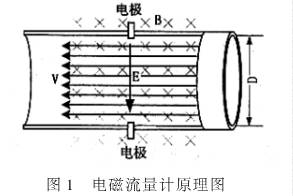 電磁(ci)流量計原(yuan)理圖
