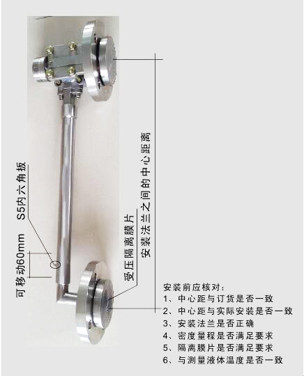 側裝型(xing)差壓式(shi)密度計(ji)圖示